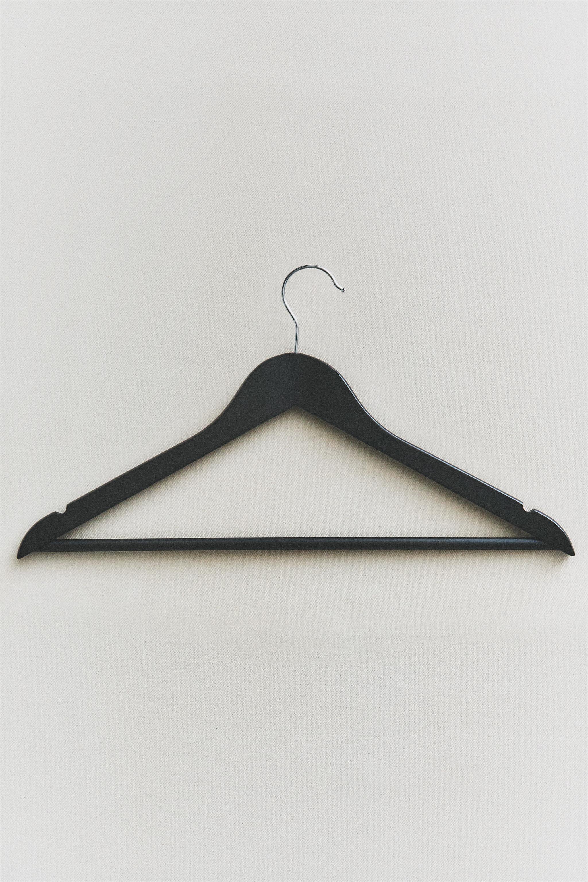 LACQUERED WOODEN HANGER (SET OF 3)